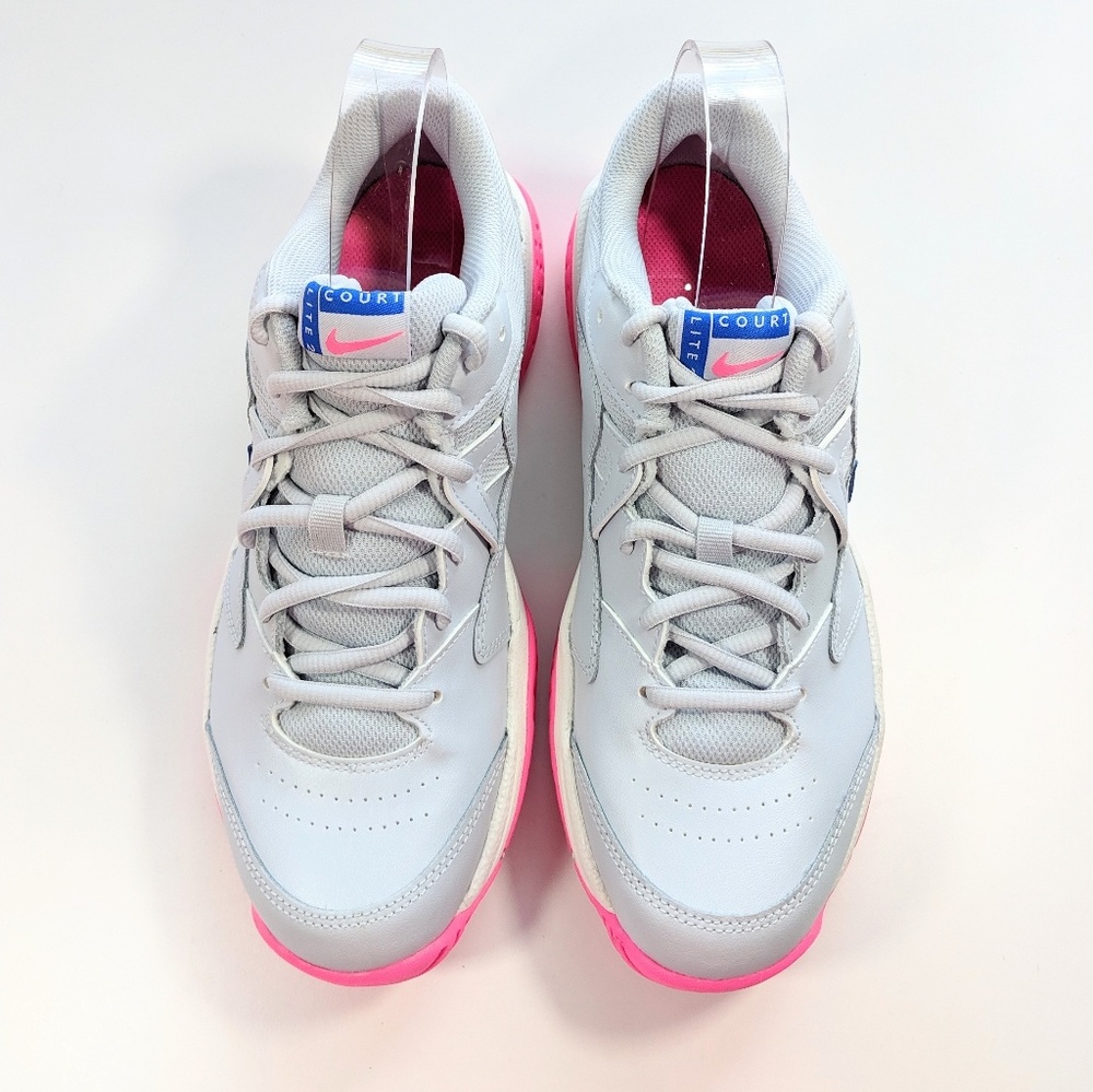 Nike Court Lite 2 Pure Platinum/Racer Blue - Picture 2 of 6